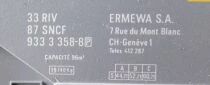 Rivarossi Euro-Scale 8707 Ho Sncf Uas Hopper Wagon Transc&eacute;r&eacute;ales Ermewa Mint in Box
