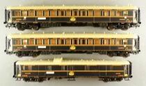 Rivarossi HR4010 Ho Ciwl Coffret de 3 Voitures 2 x Lits 3498A 3499A 1 x Fourgon 1263 Simplon Orient Express Neuves Boite