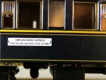 Rivarossi HR4010 Ho Ciwl Set of 3 Car 2 x Sleeping 3498A 3499A 1 x Van 1263 Simplon Orient Express Mint in Box