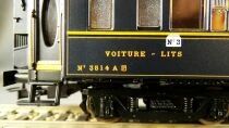 Rivarossi HR4020 Ho Ciwl Coffret de 3 Voitures Lits 3514A Restaurant 2876D Fourgon 1270 Simplon Orient Express Neuves Boit