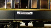 Rivarossi HR4020 Ho Ciwl Coffret de 3 Voitures Lits 3514A Restaurant 2876D Fourgon 1270 Simplon Orient Express Neuves Boit