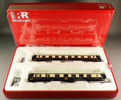 Rivarossi HR4145 Ho Ciwl Coffret de 2 Voitures Restaurant 4110 4141 Venice Simplon Orient Express Neuves Boite