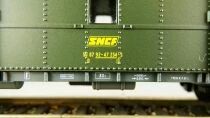 Rivarossi R2452 Ho Sncf Coffret 3 Voitures Type 36 ex DRG B9 2&deg; Cl  A3B5 1&deg;/2&deg; Cl D Fourgon Neuves Boite
