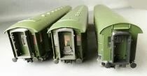 Rivarossi R2452 Ho Sncf Coffret 3 Voitures Type 36 ex DRG B9 2&deg; Cl  A3B5 1&deg;/2&deg; Cl D Fourgon Neuves Boite