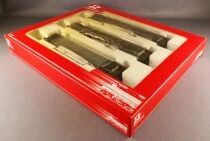 Rivarossi R2452 Ho Sncf Coffret 3 Voitures Type 36 ex DRG B9 2&deg; Cl  A3B5 1&deg;/2&deg; Cl D Fourgon Neuves Boite