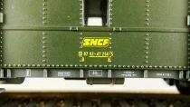 Rivarossi R2452 Ho Sncf Set of 3 Type 36 ex DRG Car B9 2&deg; Cl  A3B5 1&deg;/2&deg; Cl D Van Boxed