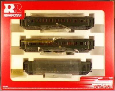 Rivarossi R2452 Ho Sncf Set of 3 Type 36 ex DRG Car B9 2� Cl  A3B5 1�/2� Cl D Van Mint in Box
