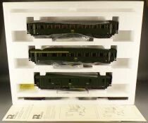 Rivarossi R2452 Ho Sncf Set of 3 Type 36 ex DRG Car B9 2&deg; Cl  A3B5 1&deg;/2&deg; Cl D Van Mint in Box