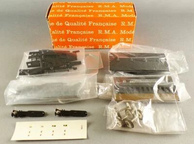 RMA 1621 Ho Plm Voiture 3 Essieux 2�me Classe B4f 314 � Gu�rite & Porti�res Lat�rales A assembler Neuve Boite