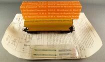 RMA 232 Ho Sncf Cereal Hopper Wagon Bogies Sanders Person et Le Guillouzic Fr&egrave;res Yellow Mint box 2