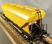 RMA 232 Ho Sncf Wagon Tr&eacute;mie C&eacute;r&eacute;ali&egrave;re Sanders Person et Le Guillouzic Fr&egrave;res Jaune Neuf Boite 2