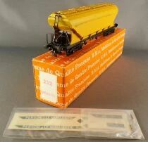 RMA 232 Ho Sncf Wagon Tr&eacute;mie C&eacute;r&eacute;ali&egrave;re Sanders Person et Le Guillouzic Fr&egrave;res Jaune Neuf Boite