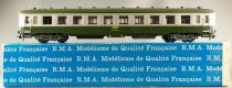 RMA 412 Ho Sncf Voiture DEV Uic Forestier 2° Classe B10 Bicolore 51 87 20-80 451-8 Verte Aménagée en Boite