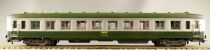 RMA 412 Ho Sncf Voiture DEV Uic Forestier 2° Classe B10 Bicolore 51 87 20-80 451-8 Verte Aménagée en Boite