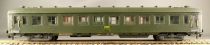 RMA 450 Ho Sncf Voiture DEV Uic 2° Classe B10 51 87 59-82540-4 Verte Aménagée en Boite