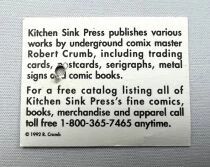 Robert Crumb\'s Smelly Old Cat Pin - Kitchen Sink Press (1993)
