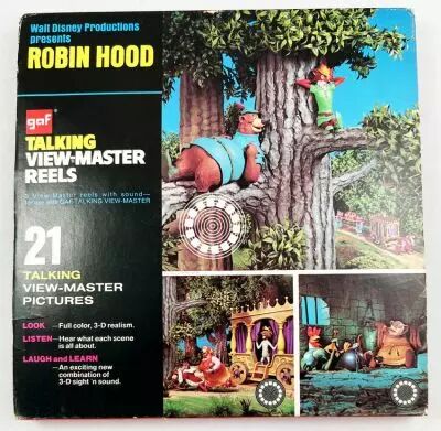 Lot De 3 Disques View-Master Popeye – GAF, 3-D, Dessin Animé, Vintage, Occasion