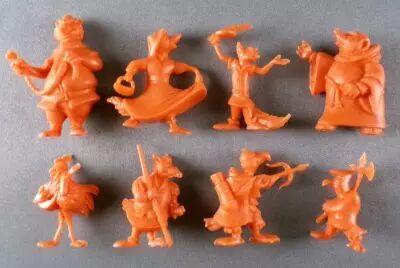 Robin des Bois - Figurines Monochrome Pr�mium Bonux - S�rie Compl�te de 8 Figurines