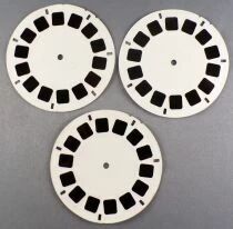 Robin des Bois (Disney) - 3 Disques View-Master 3D sans Pochette R&eacute;f. B 342-F