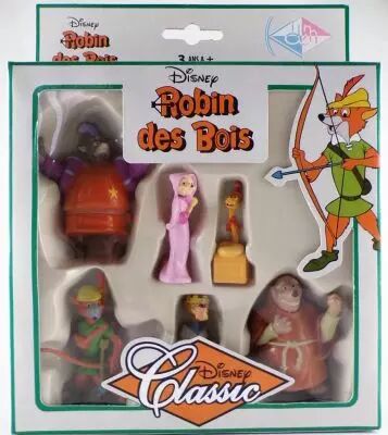 Robin Hood - Kid\'M Disney Classic - Set of 6 PVC Figures Mint in Box