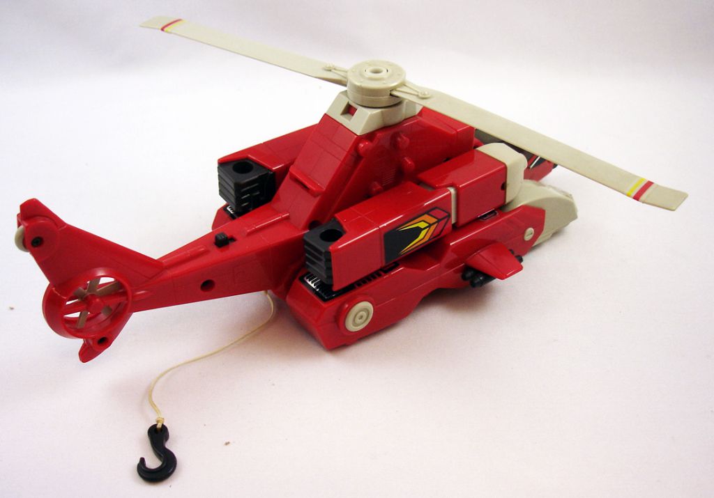 Robo Machine Bandai Robot Helicopter  loose 