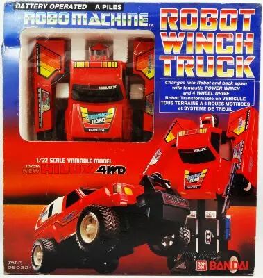 Robo Machine - Bandai - Robot Winch Truck - Toyota Hilux 4WD