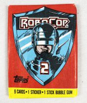 RoboCop 2 - Topps Trading Bubble Gum Cards - Original Wax Pack (9 Cards + 1 Sticker) #2