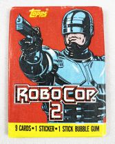RoboCop 2 - Topps Trading Bubble Gum Cards - Pochette de 9 Cartes à Collectionner #1