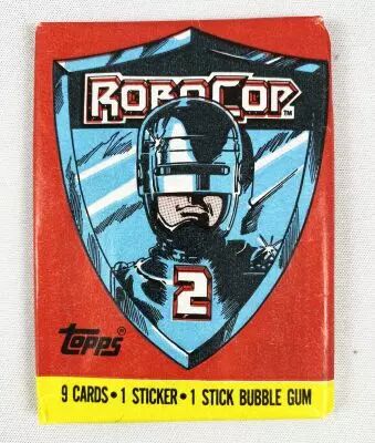 RoboCop 2 - Topps Trading Bubble Gum Cards - Pochette de 9 Cartes � Collectionner #2