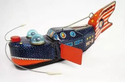 Robot - Baleine Robot \ Space Whale\  M�canique en T�le - 1957 Yoshiya (Japon)