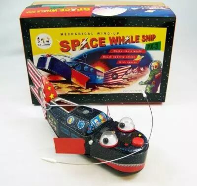 Robot - Baleine Robot \ Space Whale PX-3\  M�canique en T�le - St. John (Chine)