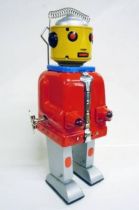 Robot - Battery Operated & Mechanical Tin Robot - Mr. Robot the Mechanical Brain (Ha Ha Toys)