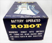 Robot - Battery Operated Directional Tin Robot - Yonezawa 1957 (Japan)