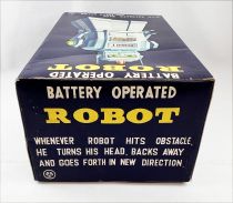 Robot - Battery Operated Directional Tin Robot - Yonezawa 1957 (Japan)