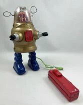 Robot - Battery Operated Remote Control Tin Robot - Robot \'\'Robby\'\' (Ha Ha Toy) TR2051