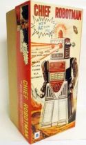 Robot - Battery Operated Tin Robot - Chief Robotman (Ha Ha Toys)