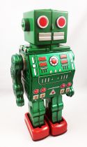 Robot - Battery Operated Tin Robot - Dino Robo (Metal House - Horikawa reissue)