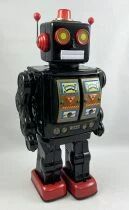 Robot - Battery Operated Tin Robot - Electron Robot (black) ME101