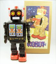 Robot - Battery Operated Tin Robot - Electron Robot (black)