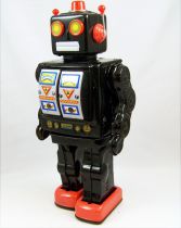 Robot - Battery Operated Tin Robot - Electron Robot (black)