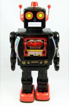 Robot - Battery Operated Tin Robot - Electron Robot (black)