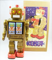 Robot - Battery Operated Tin Robot - Electron Robot (golden)