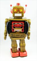 Robot - Battery Operated Tin Robot - Electron Robot (golden)