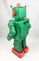 Robot - Battery Operated Tin Robot - Electron Robot (green) ME100G