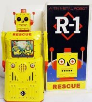 Robot - Battery Operated Tin Robot - Rescue Robot R-1 (Rocket USA)