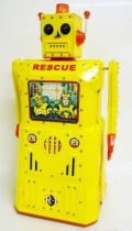 Robot - Battery Operated Tin Robot - Rescue Robot R-1 (Rocket USA)