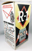 Robot - Battery Operated Tin Robot - Robot One R-1 (Rocket USA) Grey