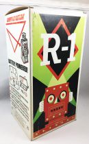 Robot - Battery Operated Tin Robot - Robot One R-1 (Rocket USA) Red