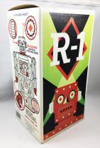 Robot - Battery Operated Tin Robot - Robot One R-1 (Rocket USA) Red