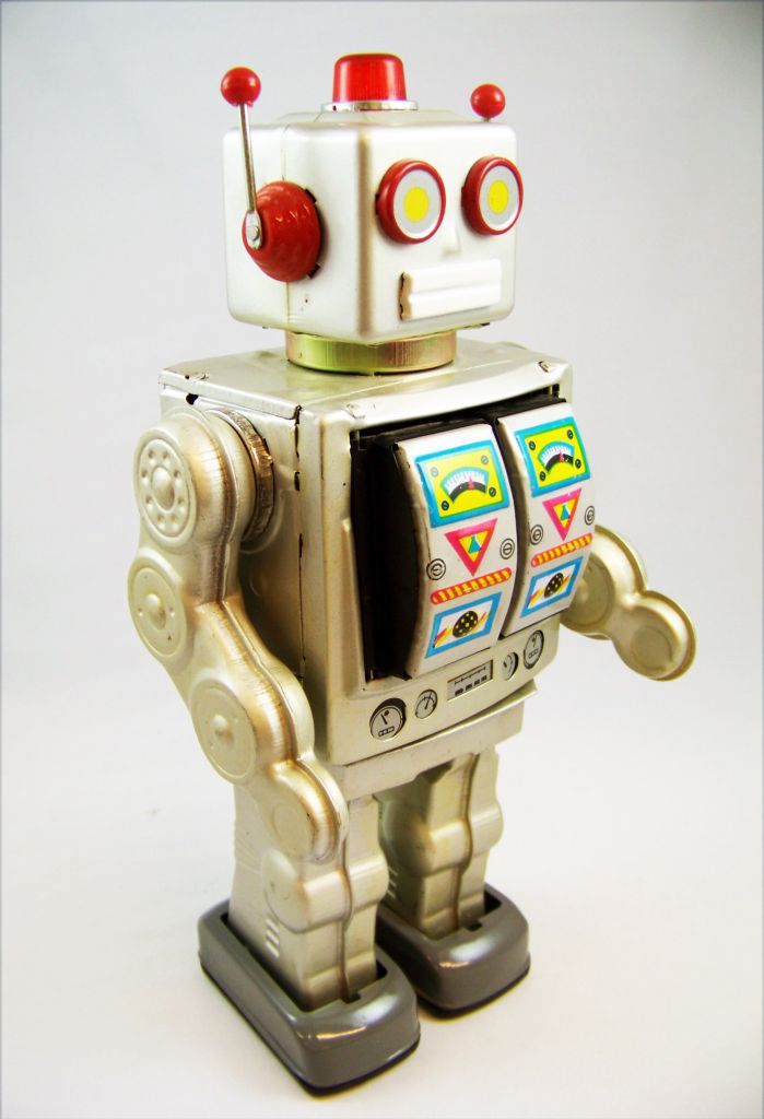 Space walk store man robot